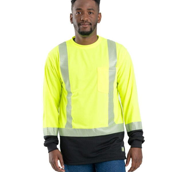 Men's Hi-Vis Class 3 Color Blocked T-Shirt Thumbnail