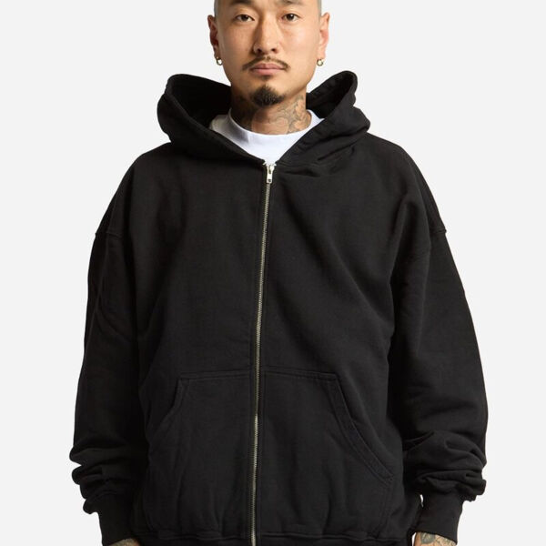 Unisex Max Heavy Fleece Garment-Dyed Full-Zip Hooded Sweatshirt Thumbnail