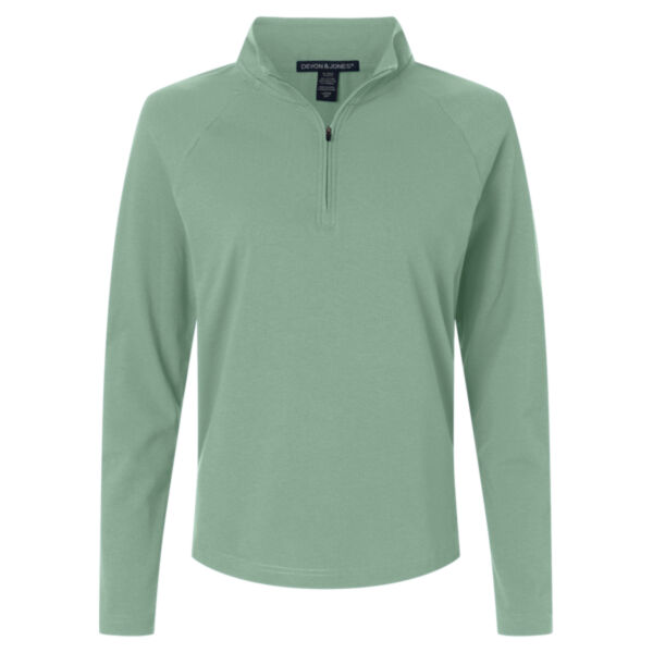 Women's Seaton Pebble Textured Quarter-Zip Pullover Thumbnail