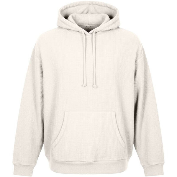 Unisex Corded Pullover Hooded Sweatshirt Thumbnail