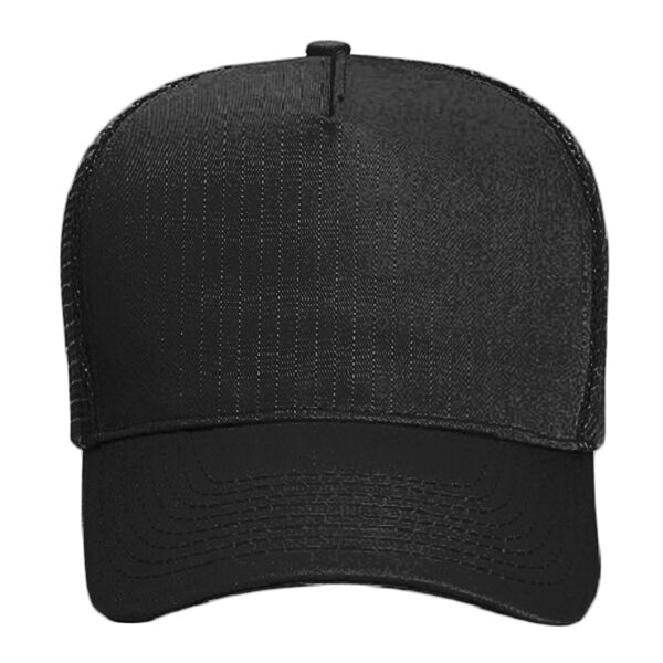 OTTO CAP Neon 5 Panel Mid Profile Mesh Back Trucker Hat Thumbnail